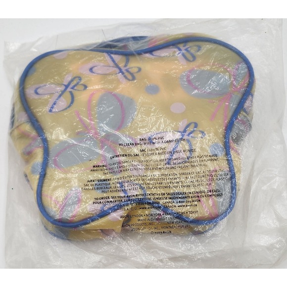 Avon Summer Beauty Essentials Kit Hair Clip Nail Decals Cosmetics Bag NOS EXC - Picture 4 of 4